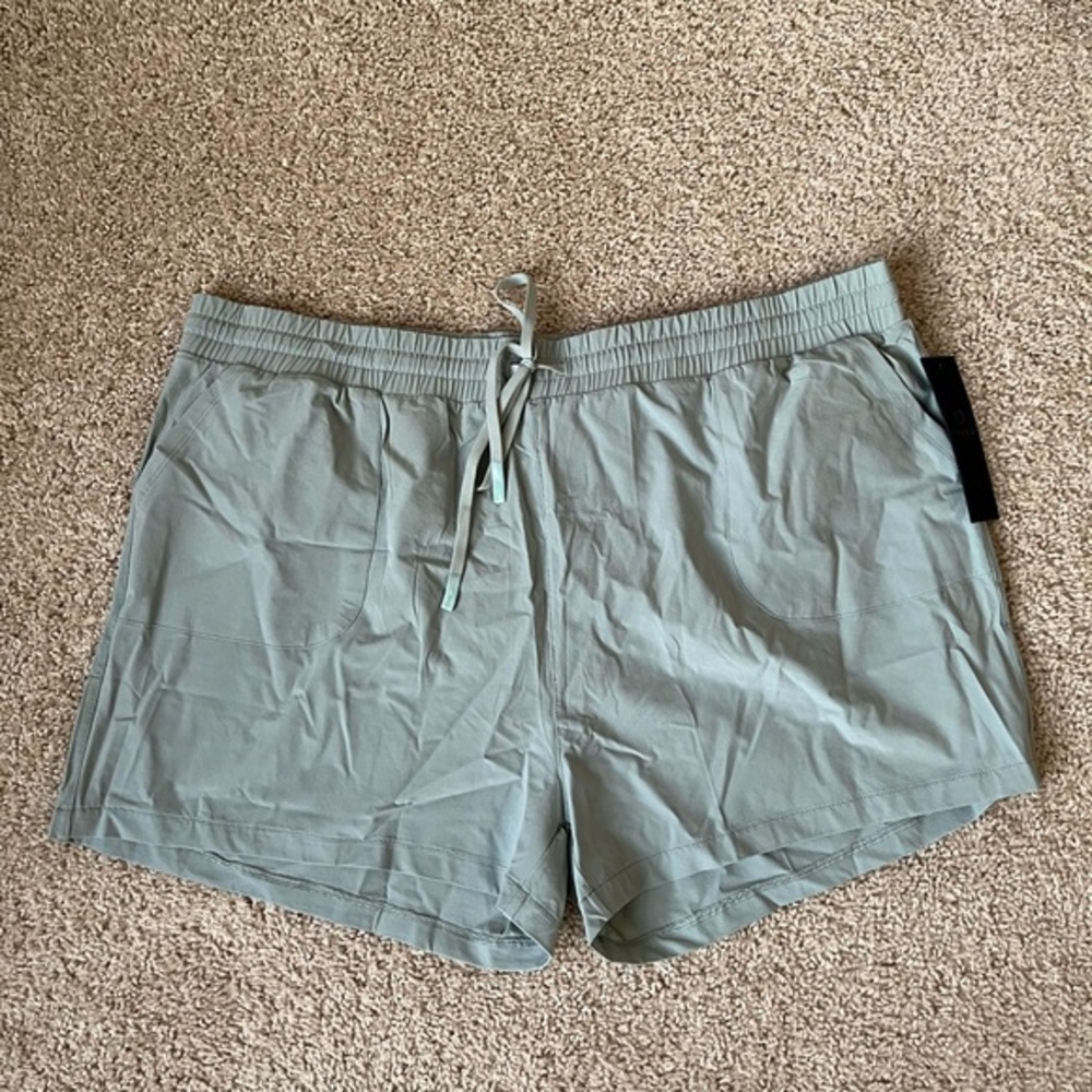 Mono B light blue aqua Athletic Shorts in size 3x NWT